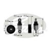 GATES T38244 Tensioner Pulley, v-ribbed belt